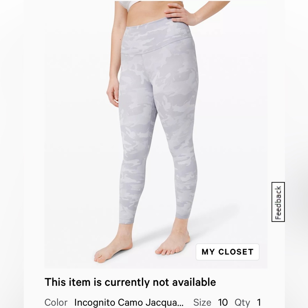 NWT Lululemon wonder under leggings